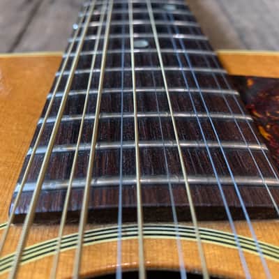 1967 Gibson B45-12-N 12 Stain Acoustic in Natural finish with hard shell case image 14