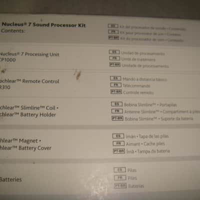 COCHLEAR NUCLEUS 7 CP1000 DUAL SOUND PROCESSOR SYSTEM image 3