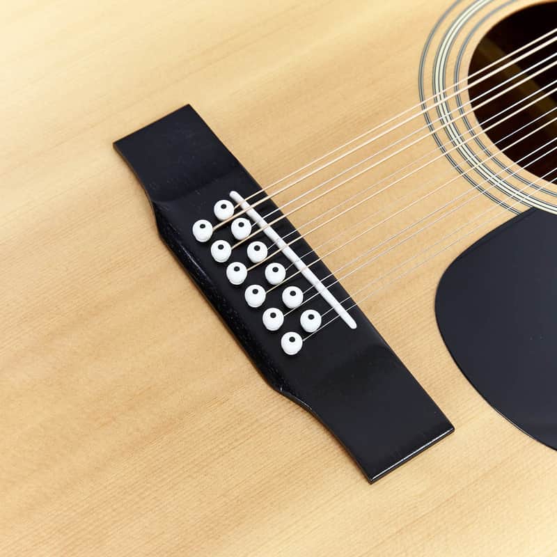 Vintage Sigma DR12-7 12-String Dreadnought Natural Finish | Reverb