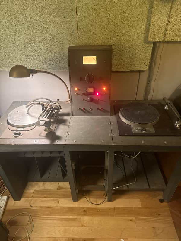 Rek-O-Kut TR-12H Record lathe and transcription turntable Rondine L-34 PLEASE READ Rek-O-Kut 1950s image 1