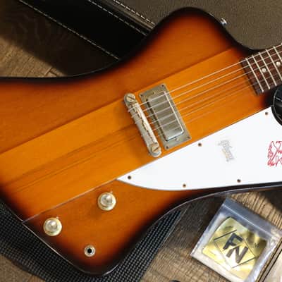 Unplayed! 2019 Gibson Custom Eric Clapton 1964 Firebird I #008 Reverse Headstock Electric Guitar Vintage Sunburst + COA OHSC image 2