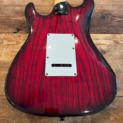 Aria / Variax combo stratocaster 1980's Cherry-Natural image 7