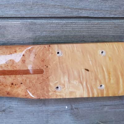 Charvel Bass Neck curly maple San Dimas natural image 5