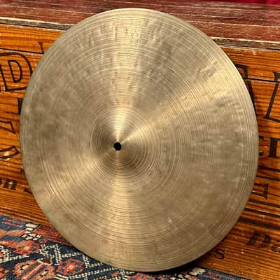 14" K Zildjian Istanbul 1960s-1970s New Stamp Hi-Hat Cymbal Pair 768g/934g *Video Demo* image 3