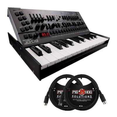 Roland JD-08 Tabletop Sound Module Boutique Synthesizer Bundle with Accessories