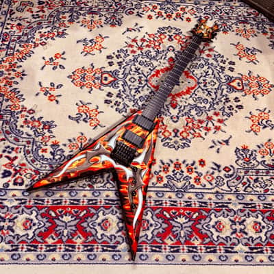 2010 B.C. Rich KKV Kerry King Signature V Generation 2 w/ Kahler Tremolo - Tribal Flame image 1
