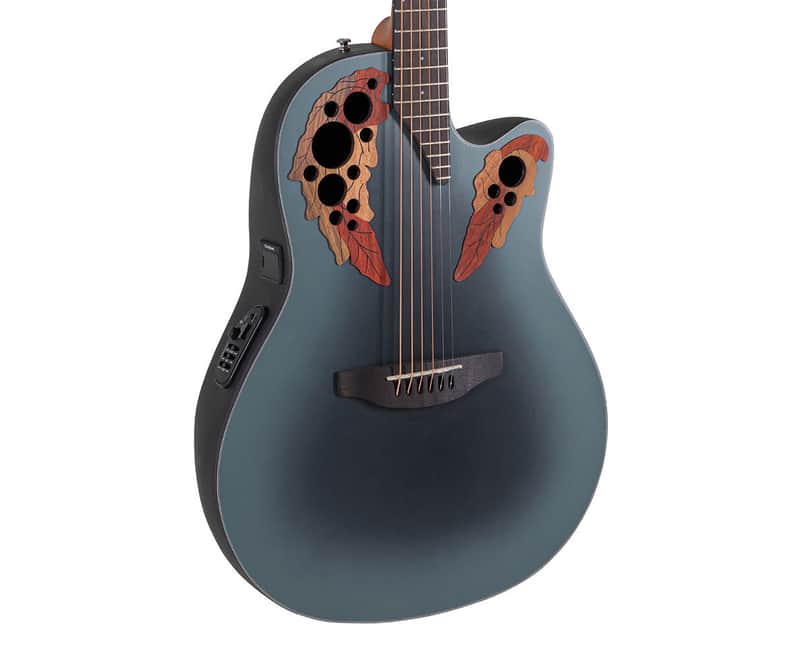 Ovation Celebrity Elite CE44-RBB A/E Guitar - Reverse Blue Burst image 1