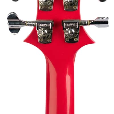 1989 B.C. Rich Ironbird Bass Guitar Red #NSN image 6