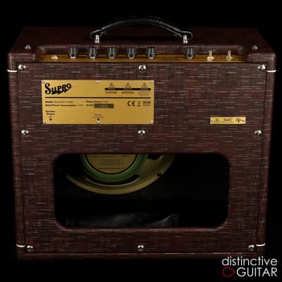 Supro Delegate Custom - Burgundy Scandia 1 X 12" 25 Watt 6V6 Combo Made in the USA image 4