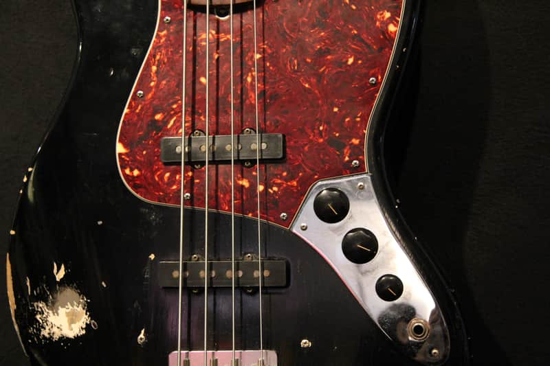 1964 Fender Jazz Bass black w/matching headstock and orig.black