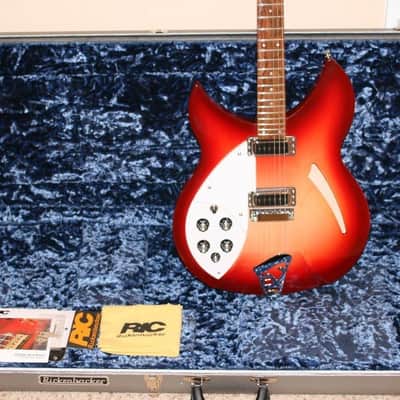 Left Handed Rickenbacker 330 2012 Fireglo image 7