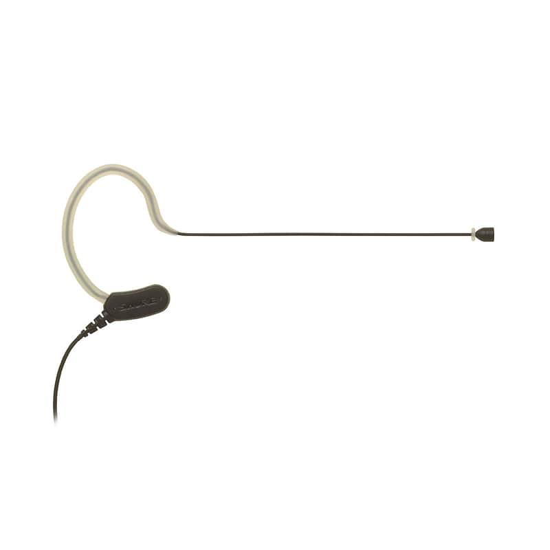 Shure MX153B/O-TQG Microflex Omnidirectional Earset Microphone (Black, TQG Connection) - TA4F Bild 1