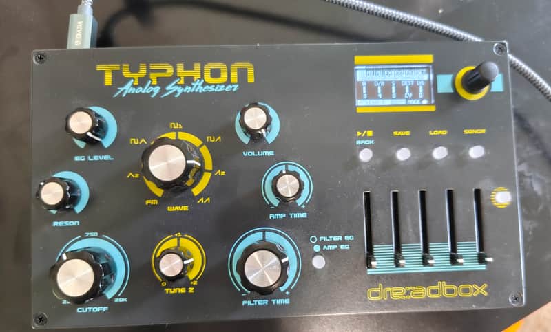 Dreadbox Typhon Analog Synthesizer 2020 - 2021 - Black image 1