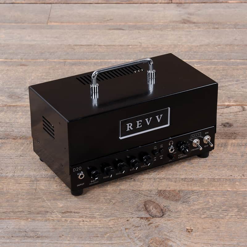 Revv D20 20/4-Watt Tube Amp Head Black image 1