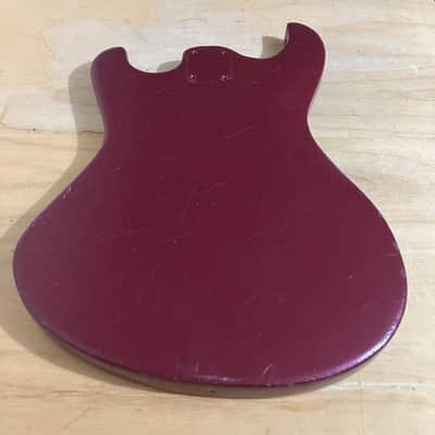 1960s 70s Teisco Zenta Top Twenty Electric Guitar Body Japan Resprayed Kawai image 3