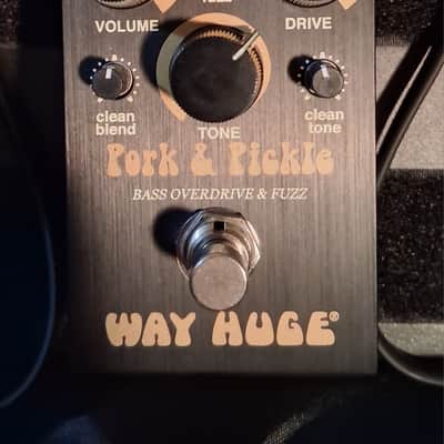 Way Huge WM91 Smalls Pork & Pickle Bass Overdrive & Fuzz 2019 - Present - Black image 1