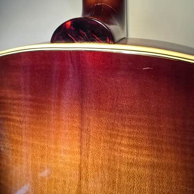 Höfner 456 German Vintage Archtop - Born on Jan 25th, 1960 - Beautiful Flamed Maple - Pro Setup (2,3mm Action) image 9