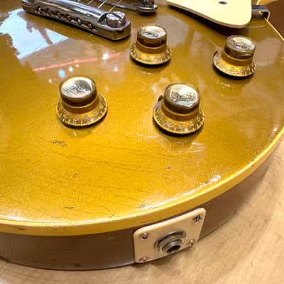 Gibson Les Paul Standard Gold Top Vintage 1969 - Gold image 12