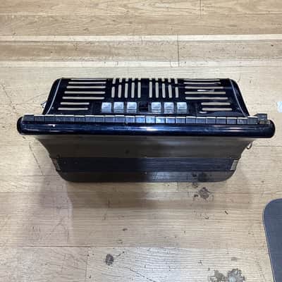 Acmette Accordion Vintage 1960s Black Acmette Accordion 41 keys 1960 - BLACK - #19619 image 2