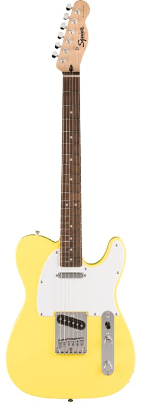 Squier Guitar Electric - Sonic Series Telecaster, Laurel Fingerboard, White Pickguard, Canary Yellow image 1