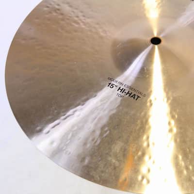 PAISTE FORMULA602 Modern Essentials Hi-Hat 15-inch 1052/1366 Paiste Hi-Hat Cymbal (06/12) image 8