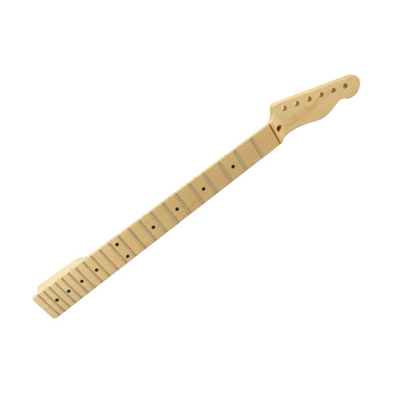 WD Licensed By Fender Replacement 22 Fret Neck For Telecaster Modern C, Maple image 1