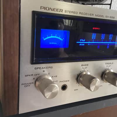 Pioneer SX-626 1973 CUSTOM Cherry Veneer w/LEDs image 2