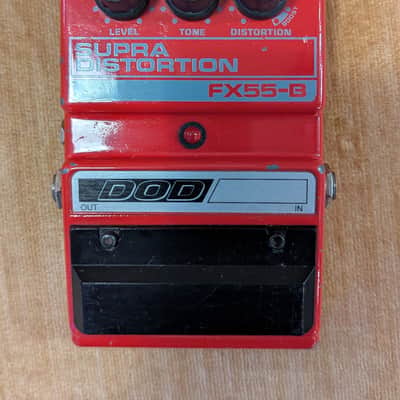 DOD Supra Distortion FX55-B 1986 - 1998 - Red image 7
