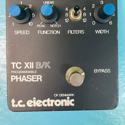 TC Electronic TC XII Programmable Phaser B/K Rare Vintage | Reverb