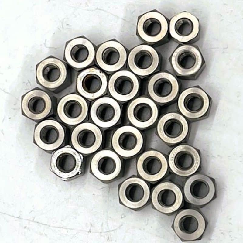 Reproduction Ludwig P-1720 High Profile 1/4" 20tpi Hex Nuts for P-1216A Mounts (65-68) image 1