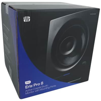 (2) Presonus Eris Pro 8 Powered 8" Studio Monitor Speakers+Mixer w/Interface image 6