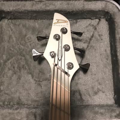 5 string Dingwall Combustion -  "Nolly" Getgood NG-2 - Ducati Matte White - 2018 Model image 4