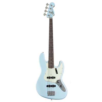 Immagine Fender Vintera III Early '60s Jazz Bass RW Sonic Blue - Electric Bass - 2