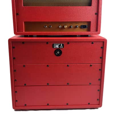 G&A Head Boutique RED JTM 45 + 1x12 RED Big Size V30 guitar Cabinet RED image 6