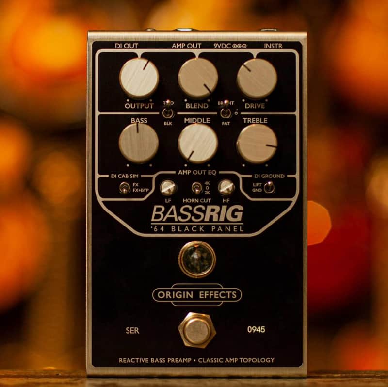 Origin Effects BassRIG 64’ Black Panel