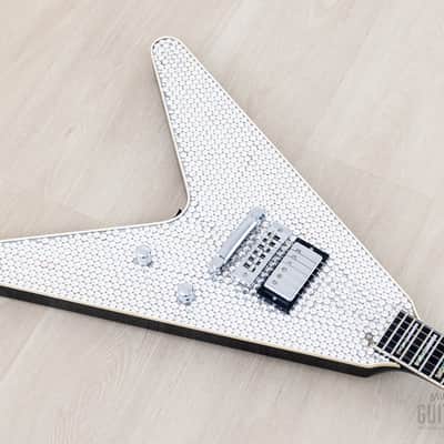2011 Washburn Custom Shop Limited Edition Paul Stanley PSV 2200 Rhinestone Flying V, Near-Mint & Signed w/ Case, COA, Tags image 8