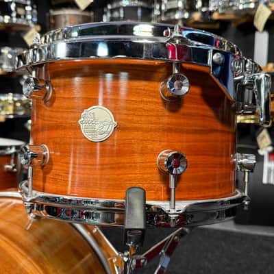 Doc Sweeney Drums 'Santa Fe' Solid Steambent Cherry 3-Piece 12/14/20 Drum Kit Set with SKB Soft Bags (Rm 4) image 6