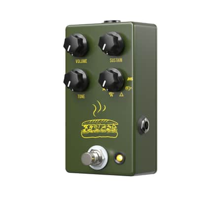JHS Pedals Muffuletta Army Green Fuzz Effects Pedal image 4