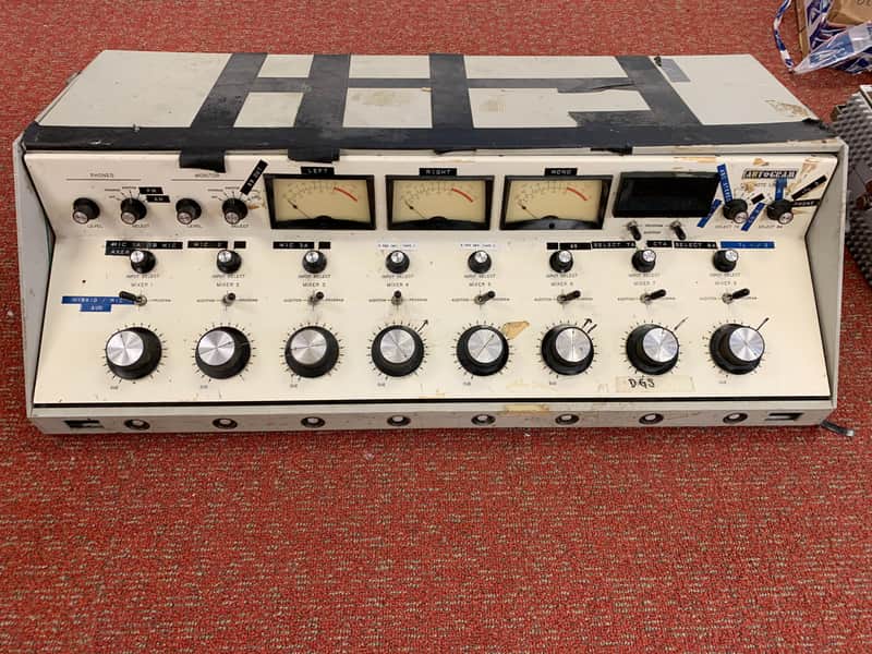 VINTAGE AUTOGRAM AC-8 AM/FM BROADCAST MIXING CONSOLE image 1