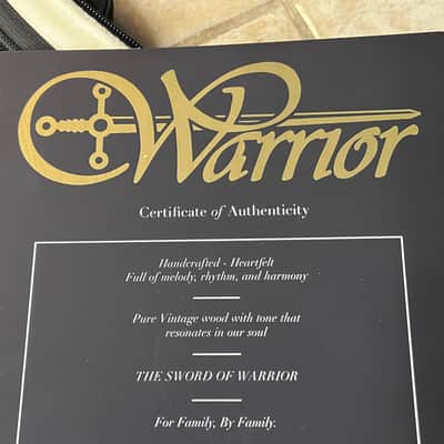 Warrior Custom 6 String Bass Natural image 19