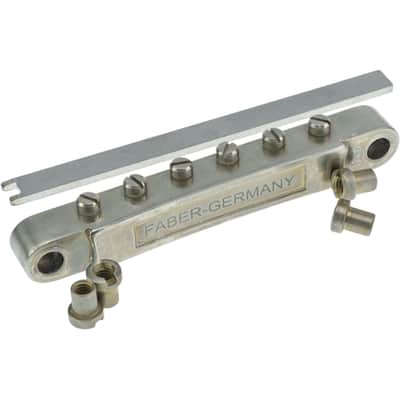 Faber ABRLB-NA ABRL Bridge, pat. pend. Locking System, SOLID BELL BRASS, Aged Nickel image 3