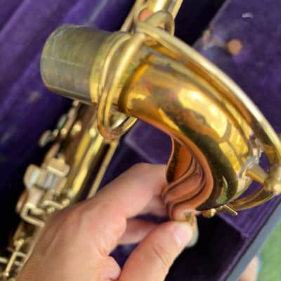 vintage York tenor saxophone image 15