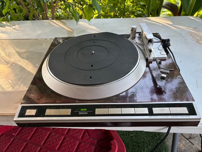 Denon DP-45F Turntable vintage record player dp45f image 1