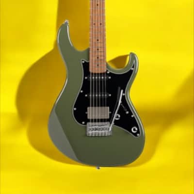 Cort G250SEODG G Series 250SE Electric Guitar. Olive Dark Green image 2