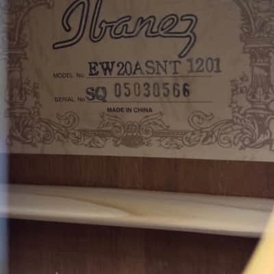 Ibanez EW20ASNT1201 Exotic Wood Series Acoustic Guitar image 3