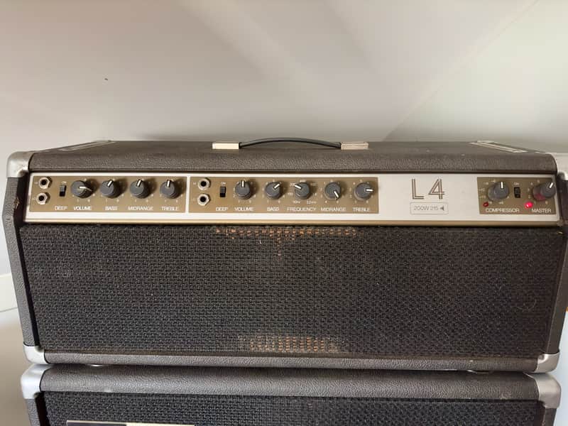 Lab Series L4 200W Bass Head w 2x15 Cabinet | late 70s | Reverb