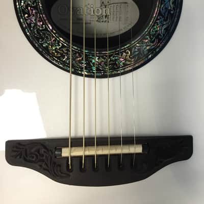 Ovation Custom Legend 1869 - White - made in USA image 10