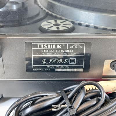 Fisher MT-6355 Quartz Locked Direct Drive Turntable image 9