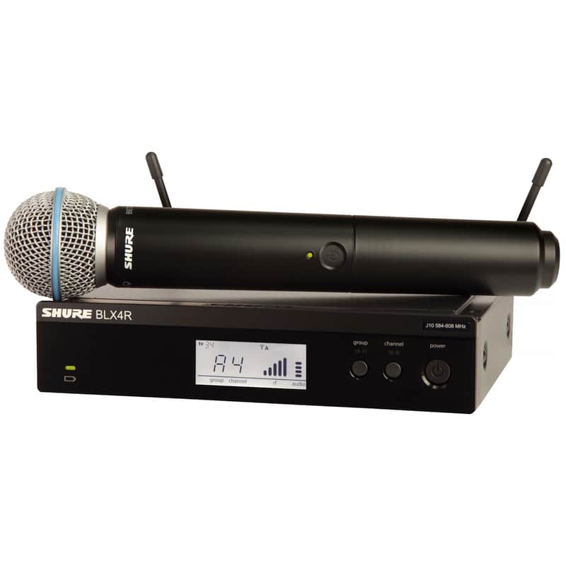 Shure BLX24R/B58 Wireless Handheld Beta58 Microphone System, Band H9, Open Box (Like New) image 1