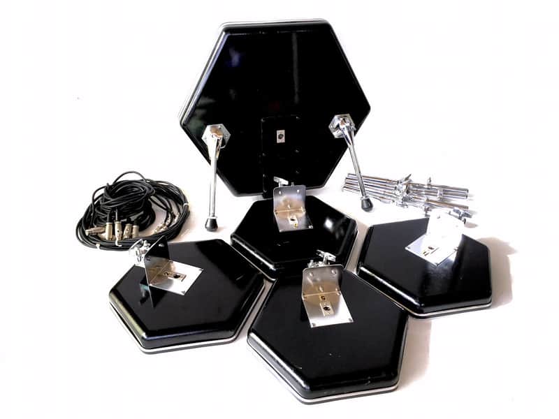 Vintage c.1987 GRETSCH Blackhawk ED700 SYNSONICS DigiPlay Drum Kit SDS Trigger Pads image 1